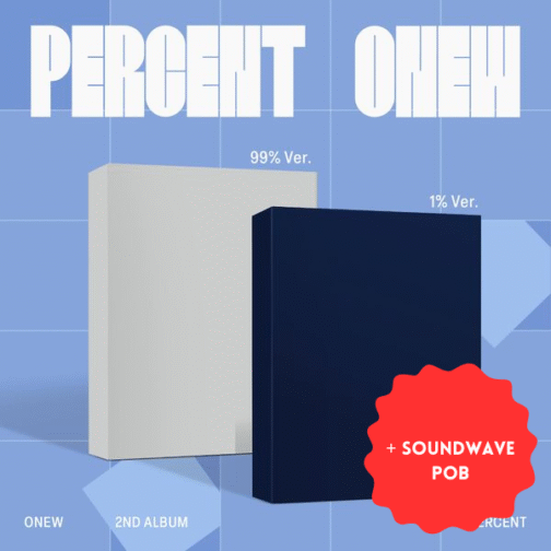 [PREORDER] SHINee: ONEW - PERCENT (z dodatkiem soundwave)