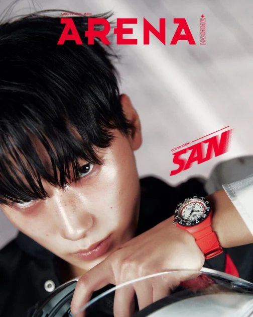Magazyn ARENA HOMME ATEEZ: SAN 08.2025