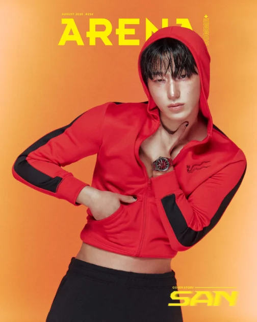 Magazyn ARENA HOMME ATEEZ: SAN 08.2025 - obrazek 6