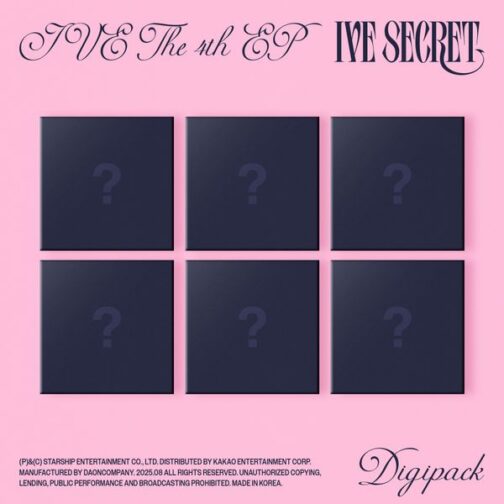 [PREORDER] IVE - IVE SECRET (Digipack Ver.) (Limited Edition)