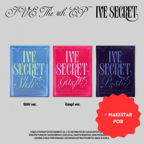 [PREORDER] IVE - IVE SECRET (z dodatkiem makestar)