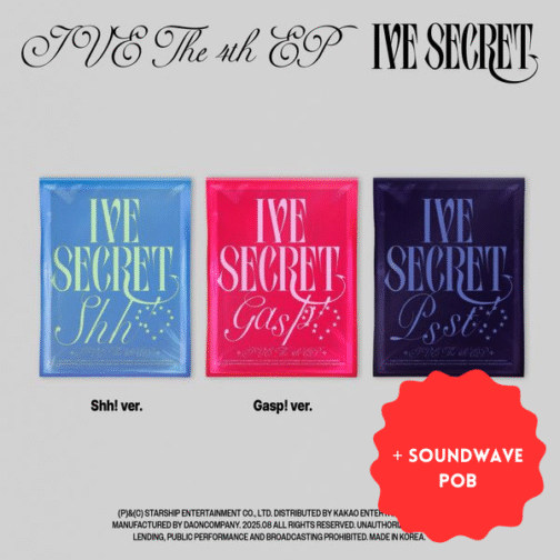 [PREORDER] IVE - IVE SECRET (z dodatkiem soudnwave)
