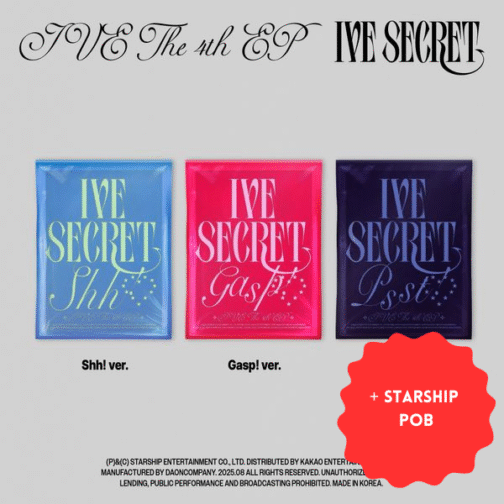 [PREORDER] IVE - IVE SECRET (z dodatkiem STARSHIP)