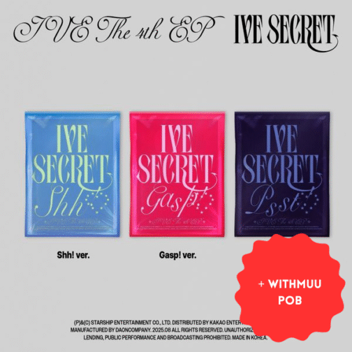 [PREORDER] IVE - IVE SECRET (z dodatkiem withmuu)